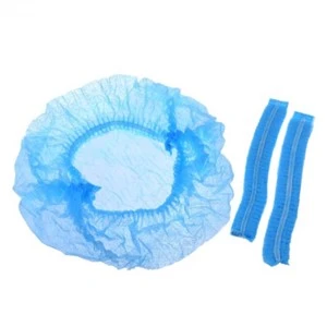 Tampão de rede de cabelo Bouffant não tecido descartável
